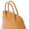 Secondhand HERMES Bolide 35 Leather Handbag in Natural Brown □D: 2000