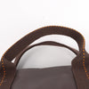 Hermes Caravan Horizontal PM Veau Derma Chocolat Silver Metal Fittings 2Way Handbag Secondhand