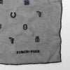 Secondhand Hermès Carré 100 "Multicharms" Silk handkerchief in Black