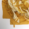 Hermès Carré 140 "BRIDES de GALA" Silk handkerchief in Brown Secondhand