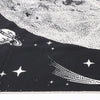 Hermès Carré 140 "Clair De Lune" Cashmere x Silk Scarve in Black Secondhand
