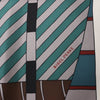 Hermès Carré 140 "ONE TWO THREE AND AWAY WE GO" Silk handkerchief in Gray Secondhand