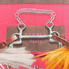 Hermès Carré 140 "Projets Carres au Crayon" Silk handkerchief in Pink Secondhand