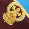 Secondhand Hermès Carré 140 "Eperon d'Or" Silk handkerchief in Blue x Brown