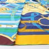 Secondhand Hermès Carré 140 "Eperon d'Or" Silk handkerchief in Blue x Brown