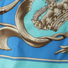 Secondhand Hermès Carré 70 "Couronnes Crown" Silk handkerchief in Blue