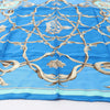 Secondhand Hermès Carré 70 "Couronnes Crown" Silk handkerchief in Blue