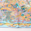 Hermès Carré 90 "AU FIL DU CARRE" Silk handkerchief in Multicolor Secondhand