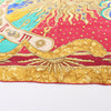 Hermès Carré 90 "CARPE DIEM" 100% Silk Scarf in Red Secondhand