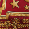 Hermès Carré 90 "CARPE DIEM" 100% Silk Scarf in Red Secondhand