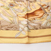 Hermès Carré 90 "CASSE NOISETTE" Silk handkerchief in Yellow Secondhand