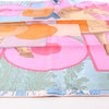 Secondhand Hermès Carré 90 "CAVALIER EN FORMES" Silk handkerchief in Blue x Pink