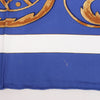 Hermès Carré 90 "Cheval Turc" Silk handkerchief in Blue Secondhand