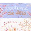 Hermès Carré 90 "Costume de Fete" 100% Silk Scarf in Purple Secondhand