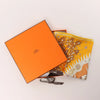 Hermès Carré 90 Double Face "le Charme d'Orphee Lured" Silk handkerchief in Yellow Secondhand