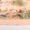Hermès Carré 90 "EQUATEUR" Silk handkerchief in Pink Secondhand