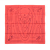 Hermès Carré 90 "ETVDE POVR VNE PARVRE DE GALA" Silk handkerchief in Red Secondhand