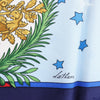 Secondhand Hermès Carré 90 "Emblemes de L'Europe" Silk handkerchief in Navy Blue