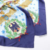Hermès Carré 90 "Emblemes de L'Europe" Silk handkerchief in Navy Blue Secondhand