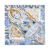Hermès Carré 90 "Kawaora" Silk handkerchief in Blue Secondhand
