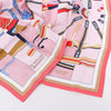 Hermès Carré 90 "LA BERLINE BAYADERE" Silk handkerchief in Pink Secondhand
