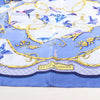Secondhand Hermès Carré 90 "LA CLE des CHAMPS" Silk handkerchief in Blue