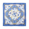 Secondhand Hermès Carré 90 "LA CLE des CHAMPS" Silk handkerchief in Blue
