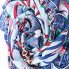 Secondhand Hermès Carré 90 "LA MARCHE Du ZAMBEZE" Silk handkerchief in Blue