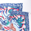Hermès Carré 90 "LA MARCHE Du ZAMBEZE" Silk handkerchief in Blue Secondhand