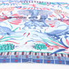 Secondhand Hermès Carré 90 "LA MARCHE Du ZAMBEZE" Silk handkerchief in Blue