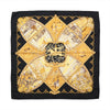 Hermès Carré 90 "LA VIE a CHEVAL" Silk handkerchief in Black x Yellow Secondhand