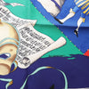 Hermès Carré 90 "LE CARNAVAL DE VENISE" Silk handkerchief in Navy Blue x Red Secondhand