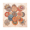 Hermès Carré 90 "LES DOMES CELESTES" Silk handkerchief in Brown Secondhand