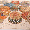 Hermès Carré 90 "LES DOMES CELESTES" Silk handkerchief in Brown Secondhand
