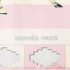 Hermes Carré 90 "LES PONEYS DE POLO" Silk handkerchief in Pink Secondhand