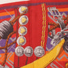 Hermès Carré 90 "LUJO CRIOLLO" Cashmere & Silk handkerchief in Red Secondhand