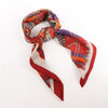 Hermès Carré 90 "LUJO CRIOLLO" Cashmere & Silk handkerchief in Red Secondhand