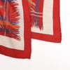 Hermès Carré 90 "LUJO CRIOLLO" Cashmere & Silk handkerchief in Red Secondhand