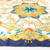 Hermès Carré 90 "LUNAPARK" Silk handkerchief in Navy Blue Secondhand