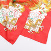 Hermès Carré 90 "LUNAPARK" 100% Silk Scarf in Red Secondhand