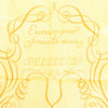 Hermès Carré 90 "L'ART D'ECRIRE" Silk handkerchief in Yellow Secondhand