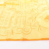 Hermès Carré 90 "L'ART D'ECRIRE" Silk handkerchief in Yellow Secondhand