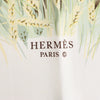 Hermès Carré 90 "Lapins Dans un Champ de blé" Silk handkerchief in Green Secondhand