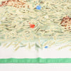 Hermès Carré 90 "Lapins Dans un Champ de blé" Silk handkerchief in Green Secondhand