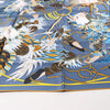 Hermès Carré 90 "Le Sacre des Saisons" Silk handkerchief in Gray Secondhand