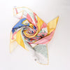 Hermès Carré 90 "MYSTERE AU 24" Silk handkerchief in Multicolor Secondhand