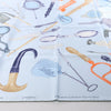 Hermès Carré 90 "Nous Sommes Inséparables" Silk handkerchief in Blue Secondhand