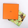Secondhand Hermès Carré 90 "Nouvelle Coledonie" Silk handkerchief in Black x Green