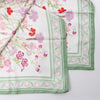 Secondhand Hermès Carré 90 "OEillets sauvages" Silk handkerchief in Green