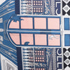 Hermès Carré 90 "Objets de Curiosite" Silk handkerchief in Blue x Gray Secondhand
